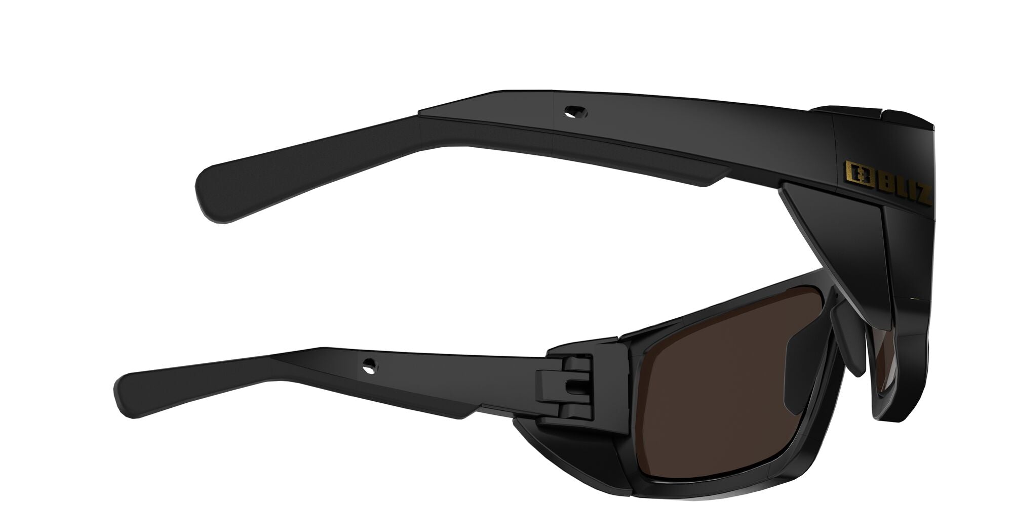 BLIZ Peak Matt Black Polarized