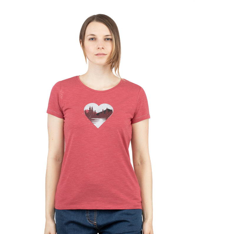 Chillaz Gandia Mountain Heart Woman T-Shirt -SALE