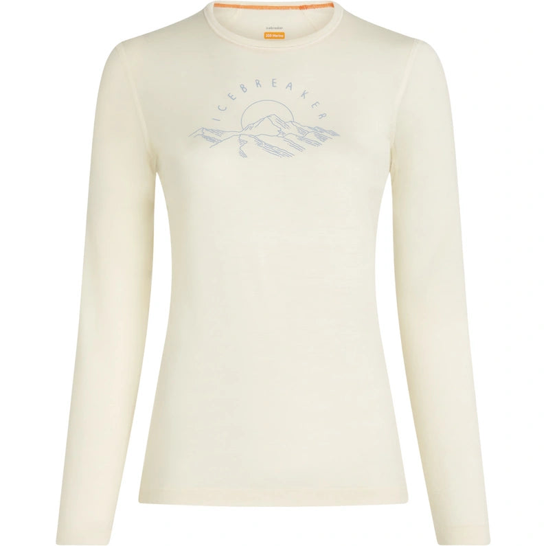icebreaker OASIS SUNRISE 200 Baselayer W LA-Shirt Undyed