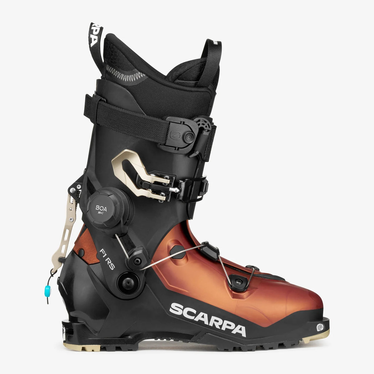 Scarpa F1 RS schwarz-bronze Skitourenschuhe
