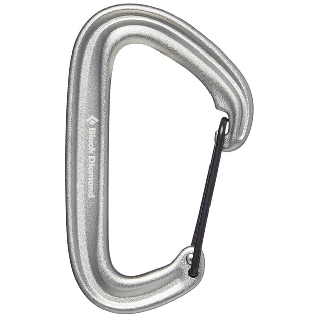 Black Diamond LiteWire Karabiner gray