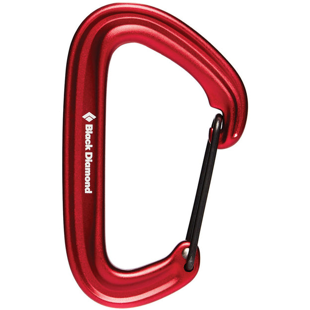 Black Diamond LiteWire Karabiner red