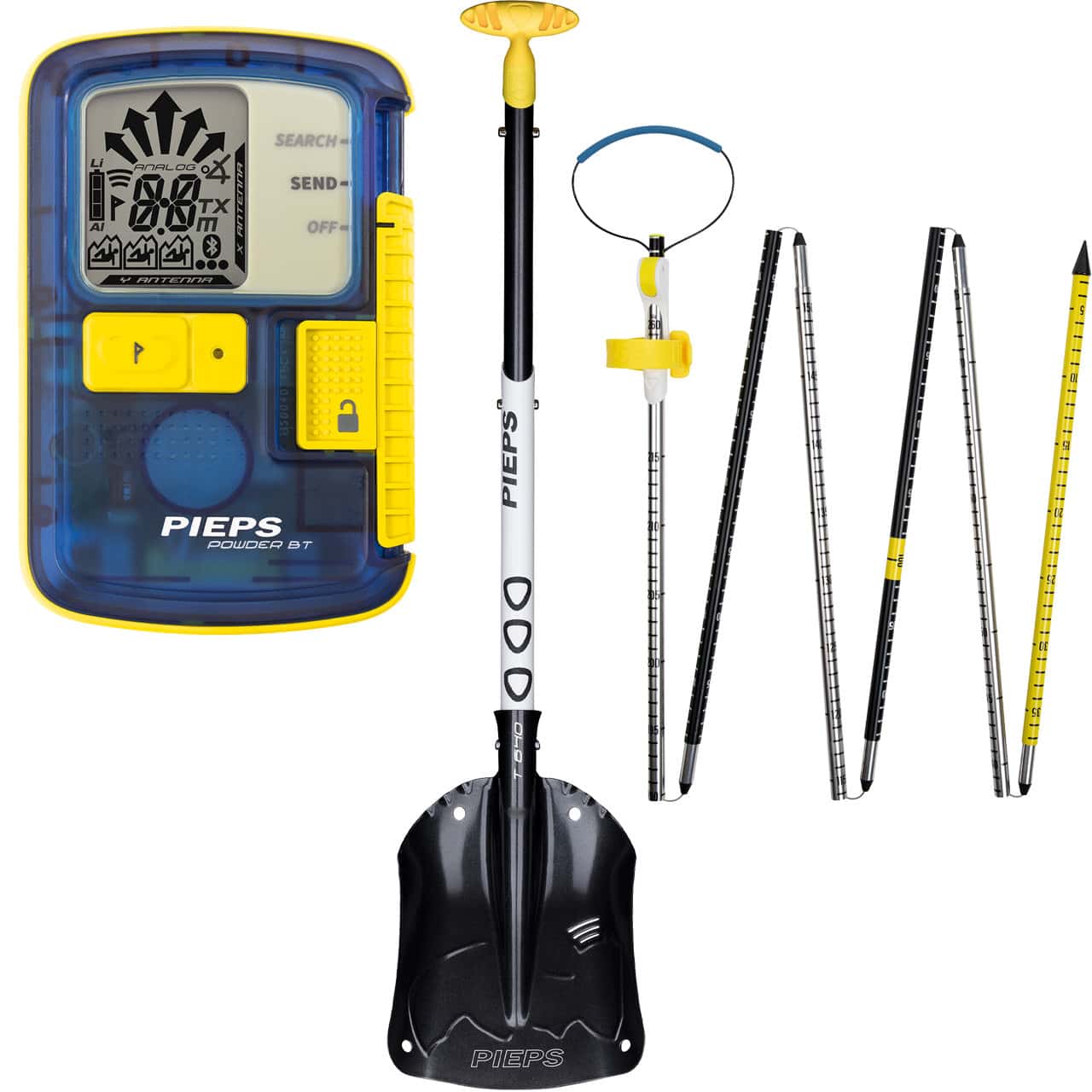 RENT LVS Gerät ,Sonde und Lawinenschaufel - Verleih