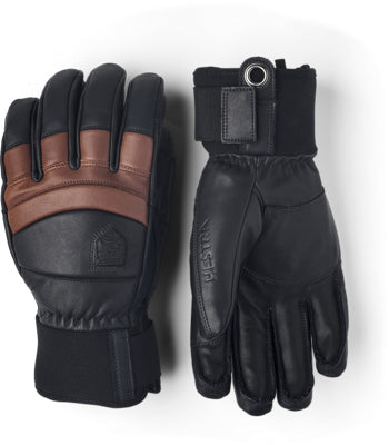 Hestra Fall Line 5-finger Navy & Brown