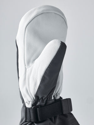 Hestra Army Leather Heli Ski Jr. Mitt Grey