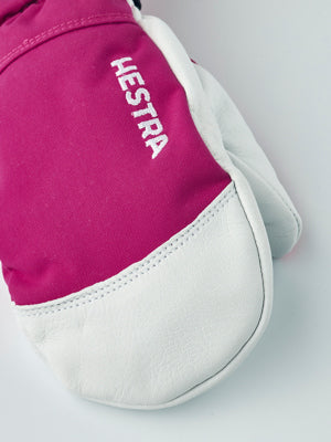 Hestra Army Leather Heli Ski Jr. Mitt Black