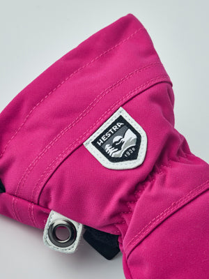 Hestra Army Leather Heli Ski Jr. Mitt Black