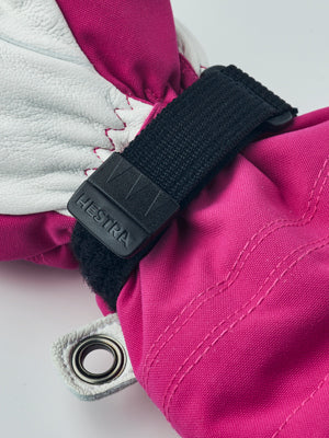 Hestra Army Leather Heli Ski Jr. Mitt Black