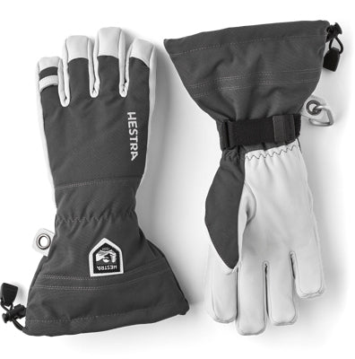 Hestra Army Leather Heli Ski - 5 finger Grey