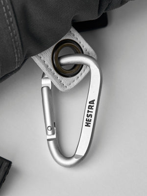 Hestra Heli Ski Female - 5 finger Grey/Offwhite