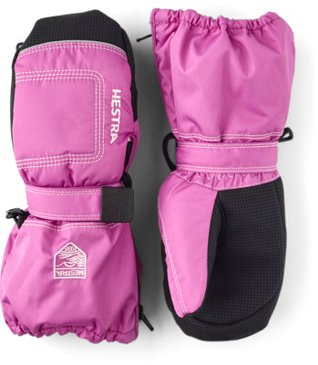 Hestra Baby Zip Long Mittens Cerise