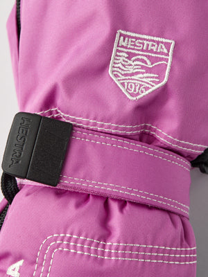 Hestra Baby Zip Long Mittens Cerise