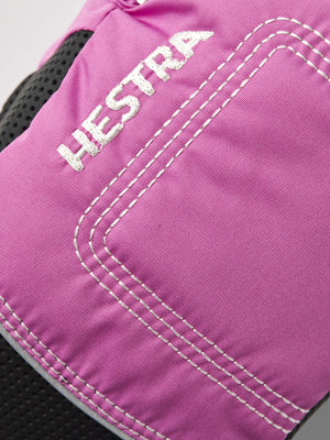 Hestra Baby Zip Long Mittens Cerise
