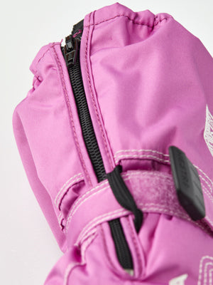 Hestra Baby Zip Long Mittens Cerise