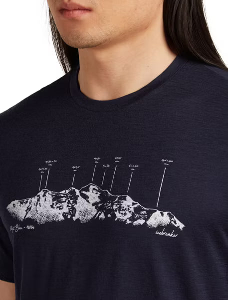 icebreaker TECH LITE 150 T-Shirt Men THE MASSIF navy