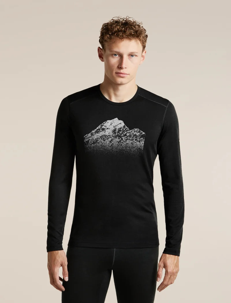 icebreaker OASIS Rising Light 200 Men Baselayer noir