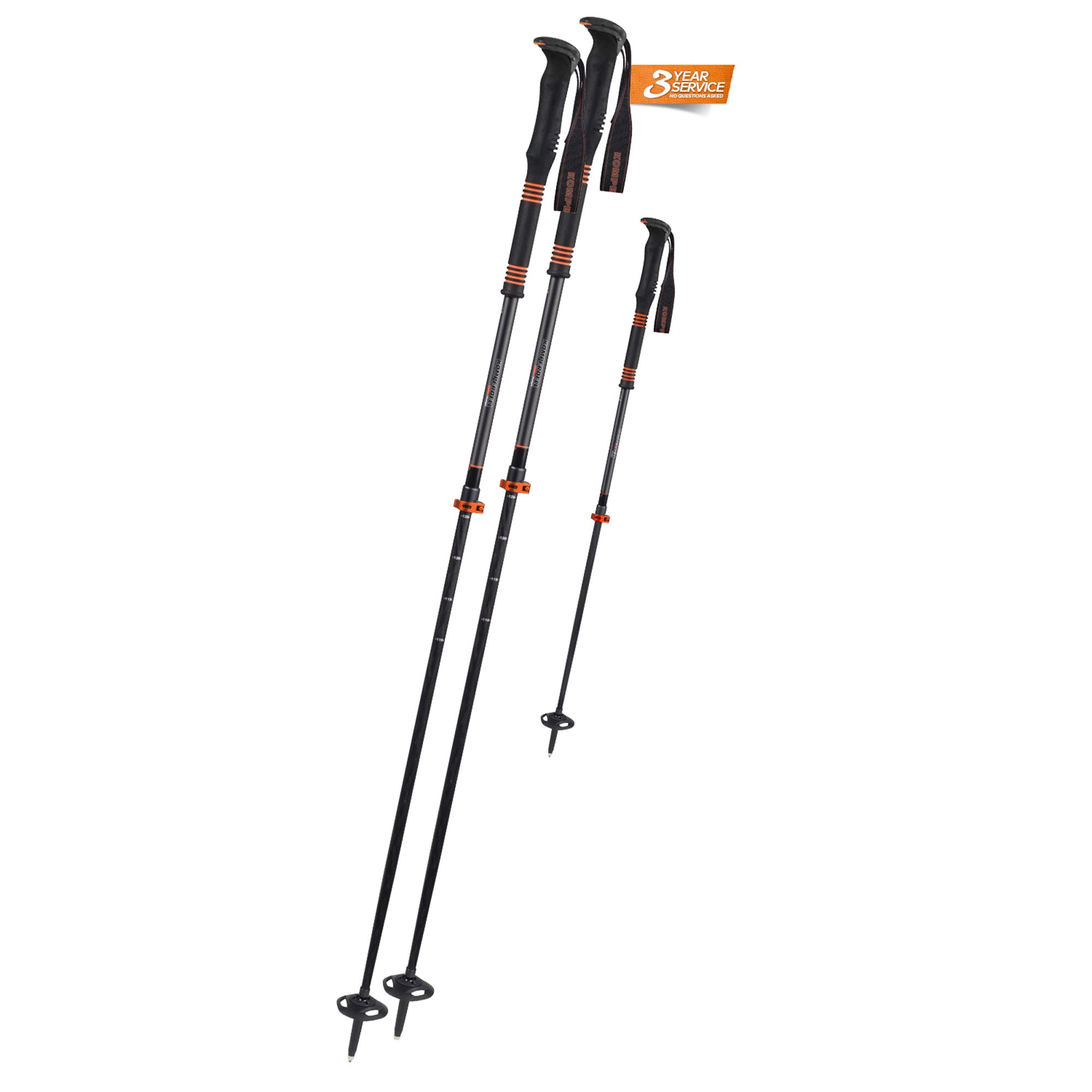 Komperdell Carbon C.2 Ultralight orange Skitourenstöcke