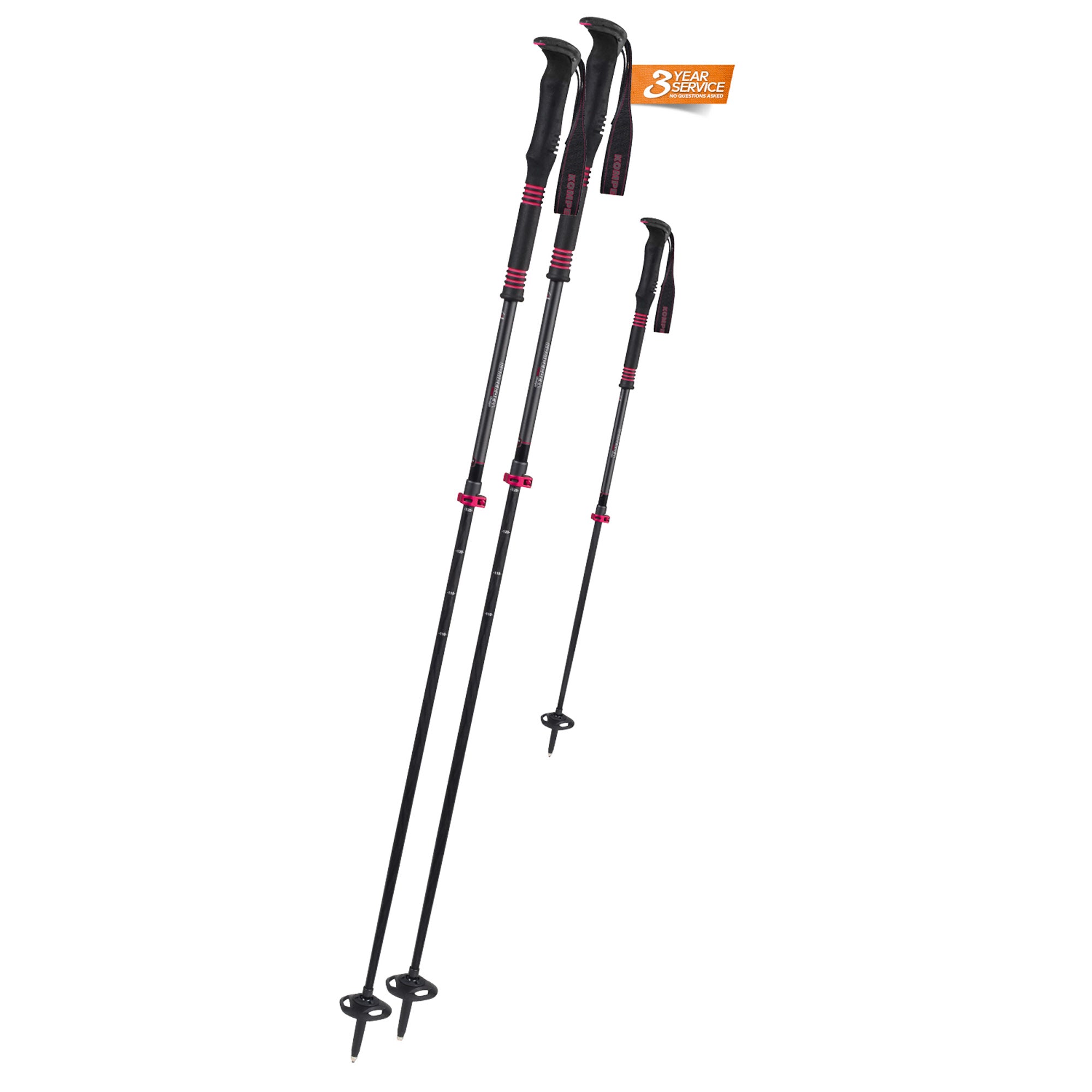 Komperdell Carbon C.2 Ultralight berry Skitourenstöcke