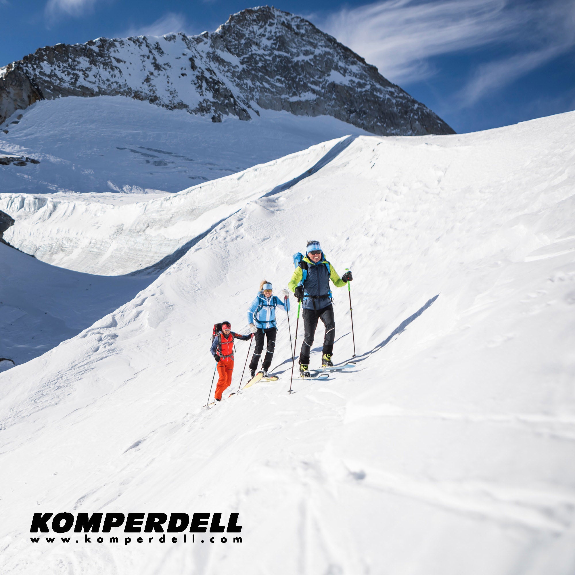 Komperdell Carbon C.7 ASCENT berry Skitourenstöcke