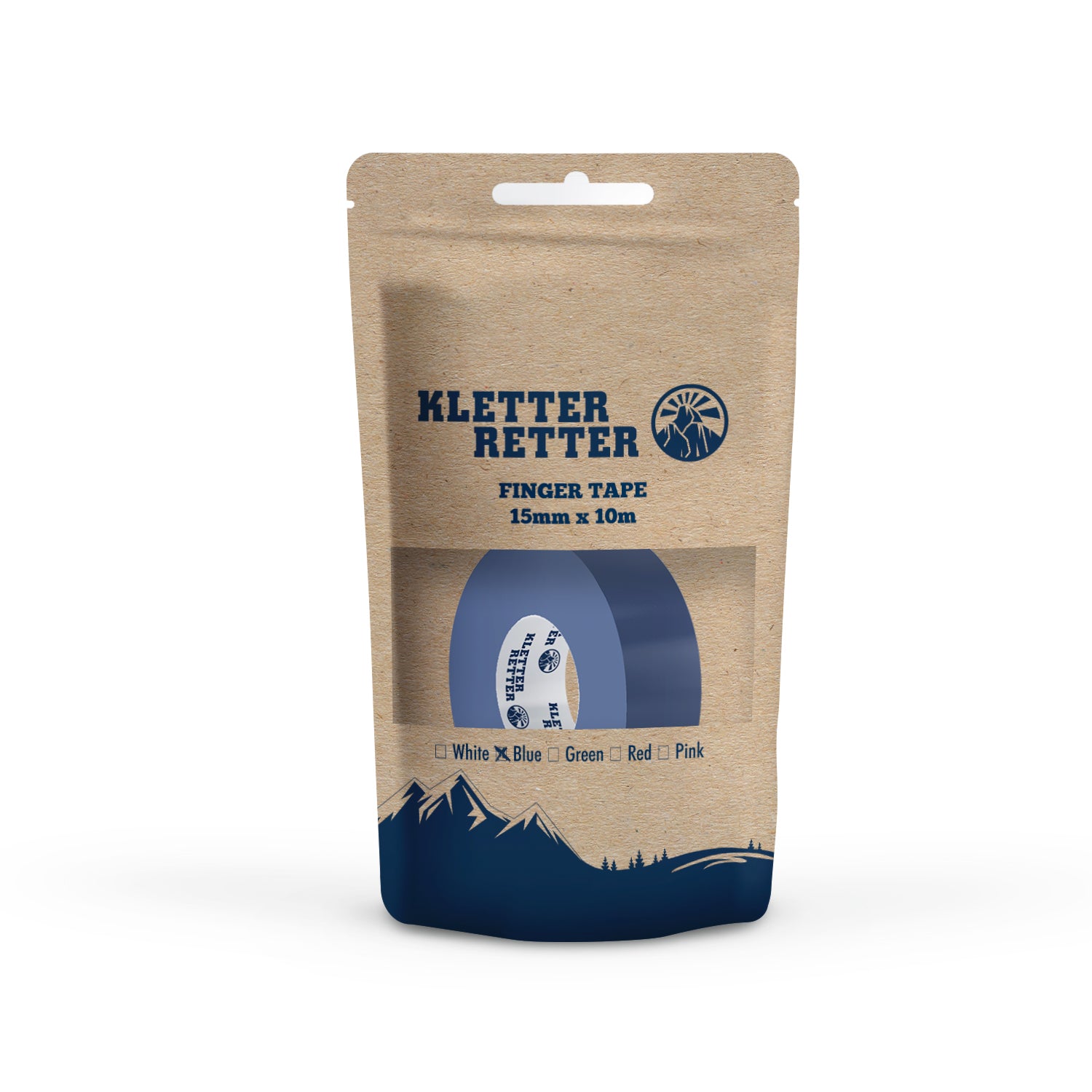 KletterRetter Fingertape 1,5 cm x 10 m blau