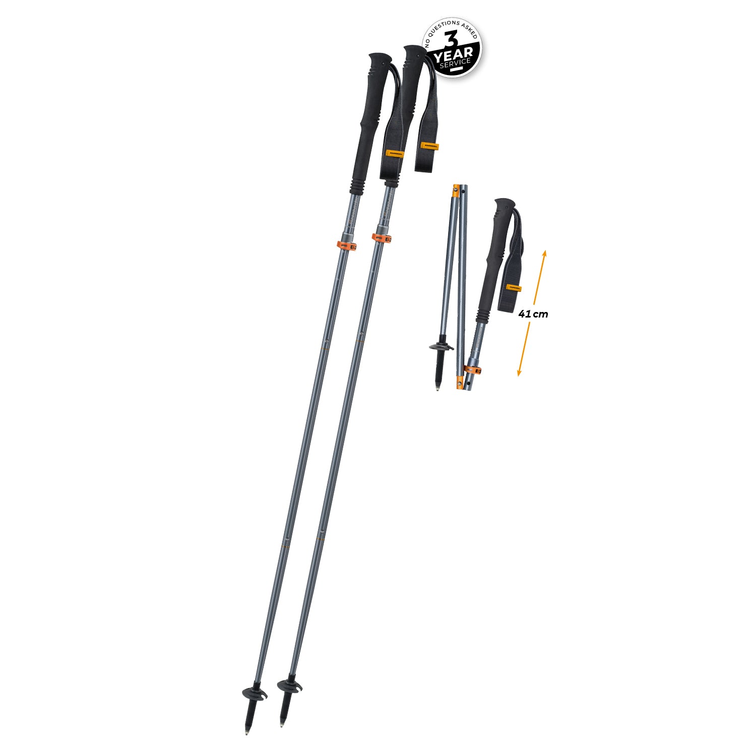 Komperdell FX Lite TI Vario 3-section folding pole