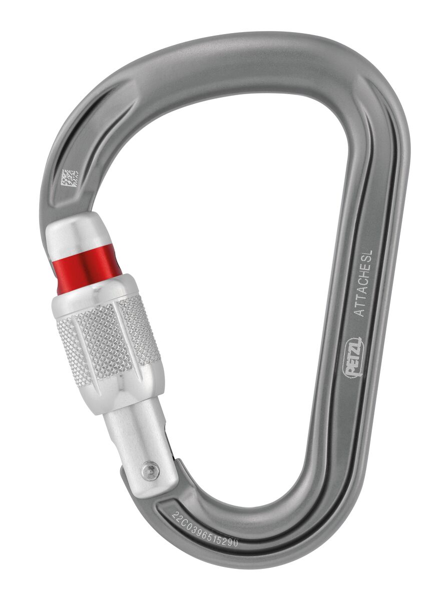 Petzl ATTACHE Karabiner gray