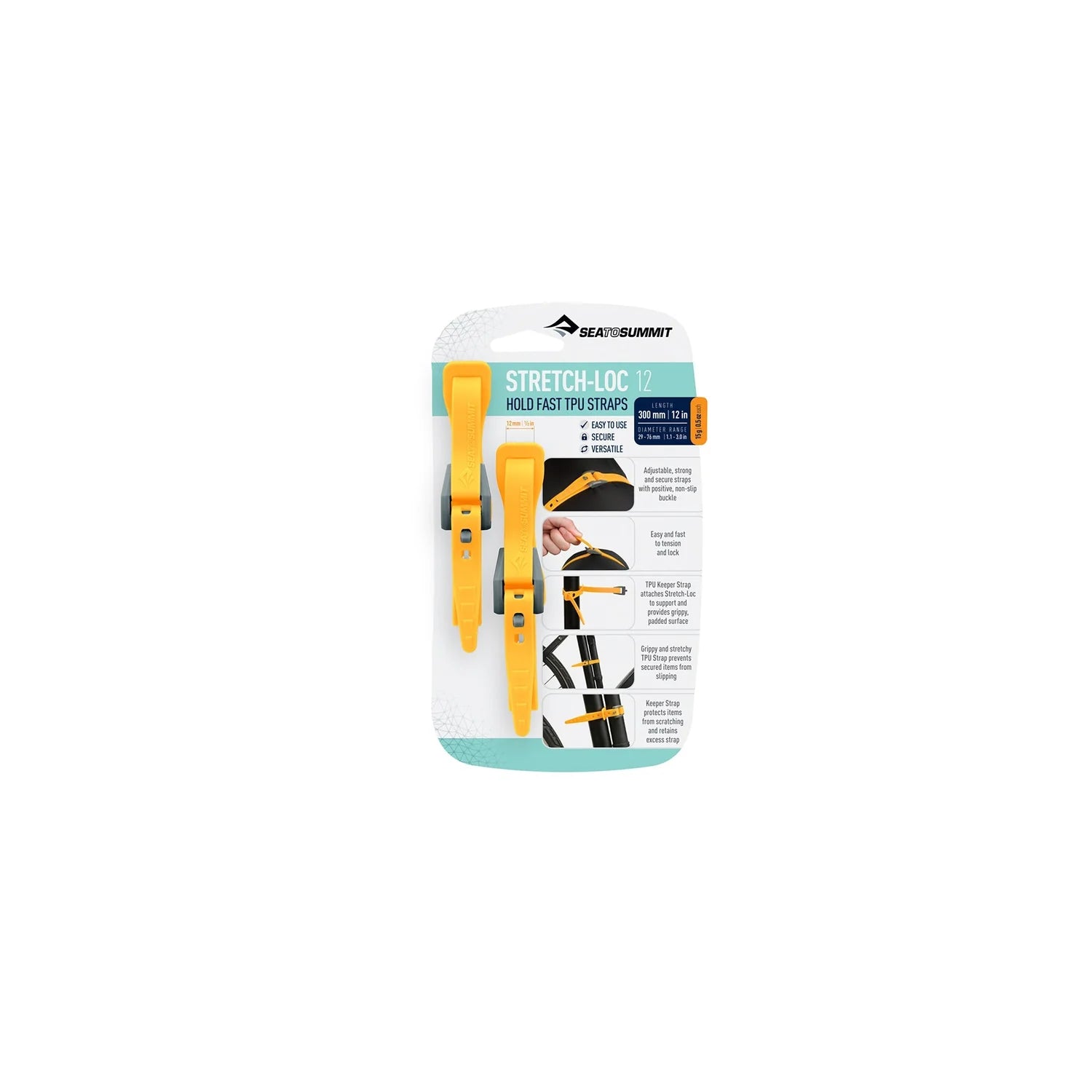 Sea to Summit Strech-Loc 15 TPU multifunctional fastening system (2-pack)