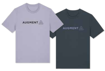 AUGMENT T-Shirt ENIGMA lavenel - Logo Black