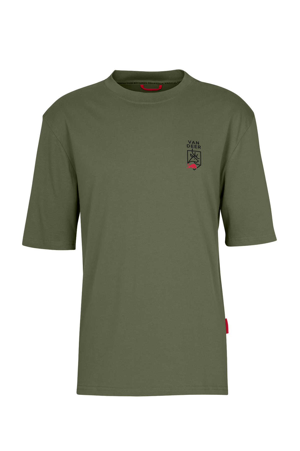 VAN DEER Red Bull Sports ESSENTIAL T-Shirt khaki