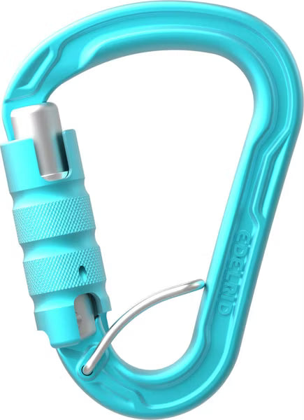 Edelrid HMS Karabiner Strike Tripple FG mit Drahtbügel