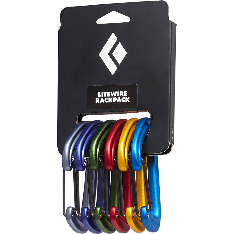 Black Diamond LiteWire Rackpack Karabiner 6er-Set