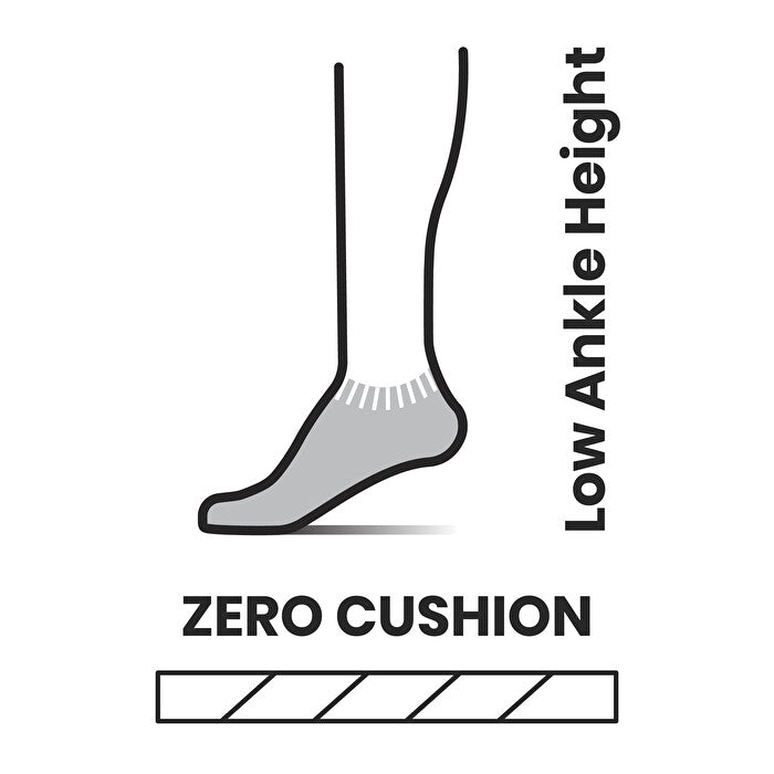 Smartwool W Run Zero Cushion Low Ankle power pink running socks