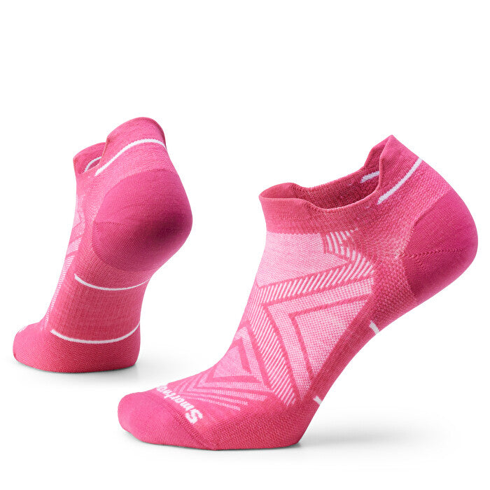 Smartwool W Run Zero Cushion Low Ankle power pink running socks