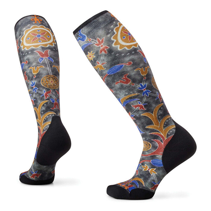 Smartwool W Ski Targeted Cushion Royal Floral Skisocken