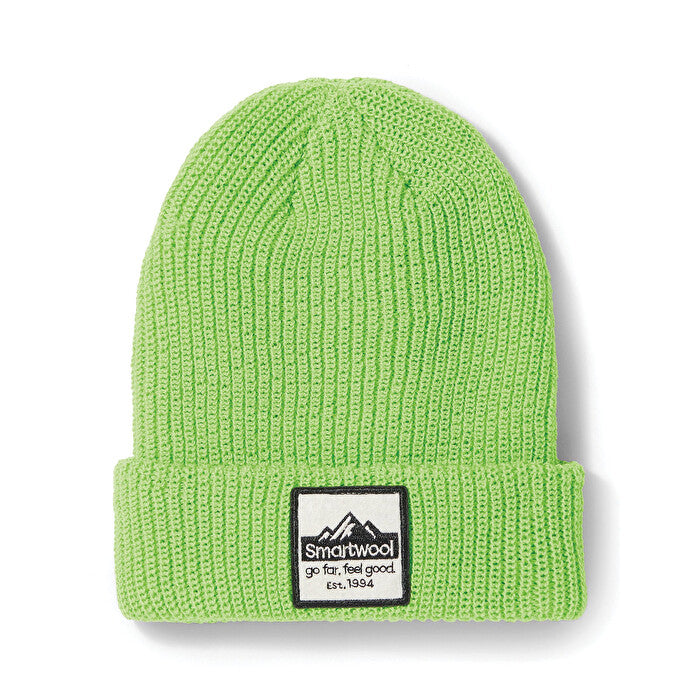 Smartwool Kids Merino Mütze mit Patch electric green