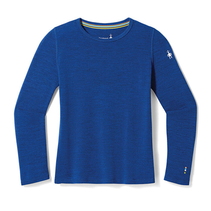 Smartwool Kid´s Merino Baselayer Shirt blueberry hill -SALE