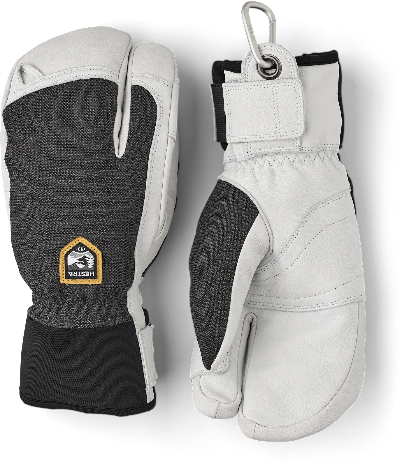 Hestra Army Leather Patrol 3-finger Charcoal