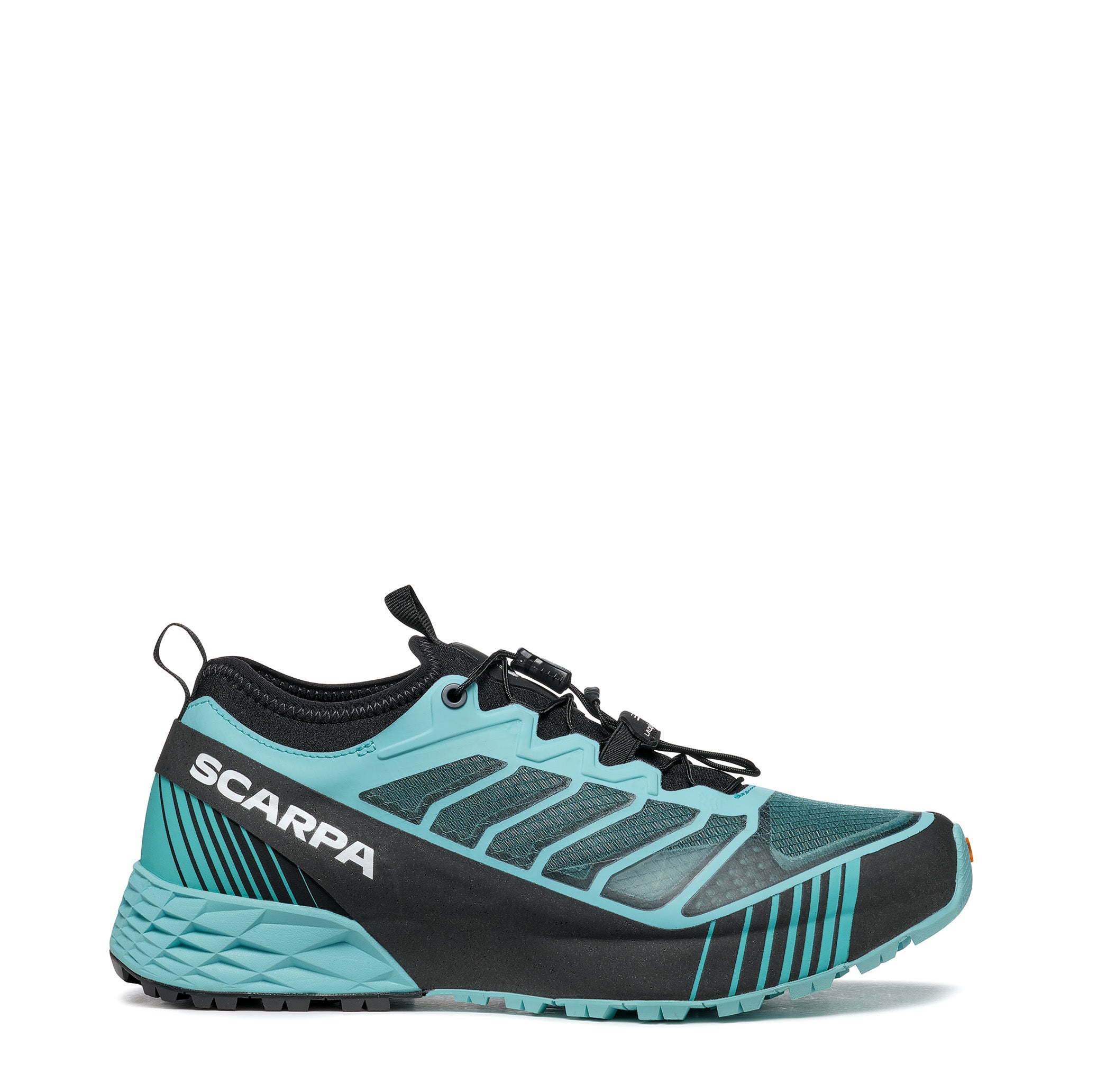 Scarpa RIBELLE RUN Women's aqua-black trail running shoe