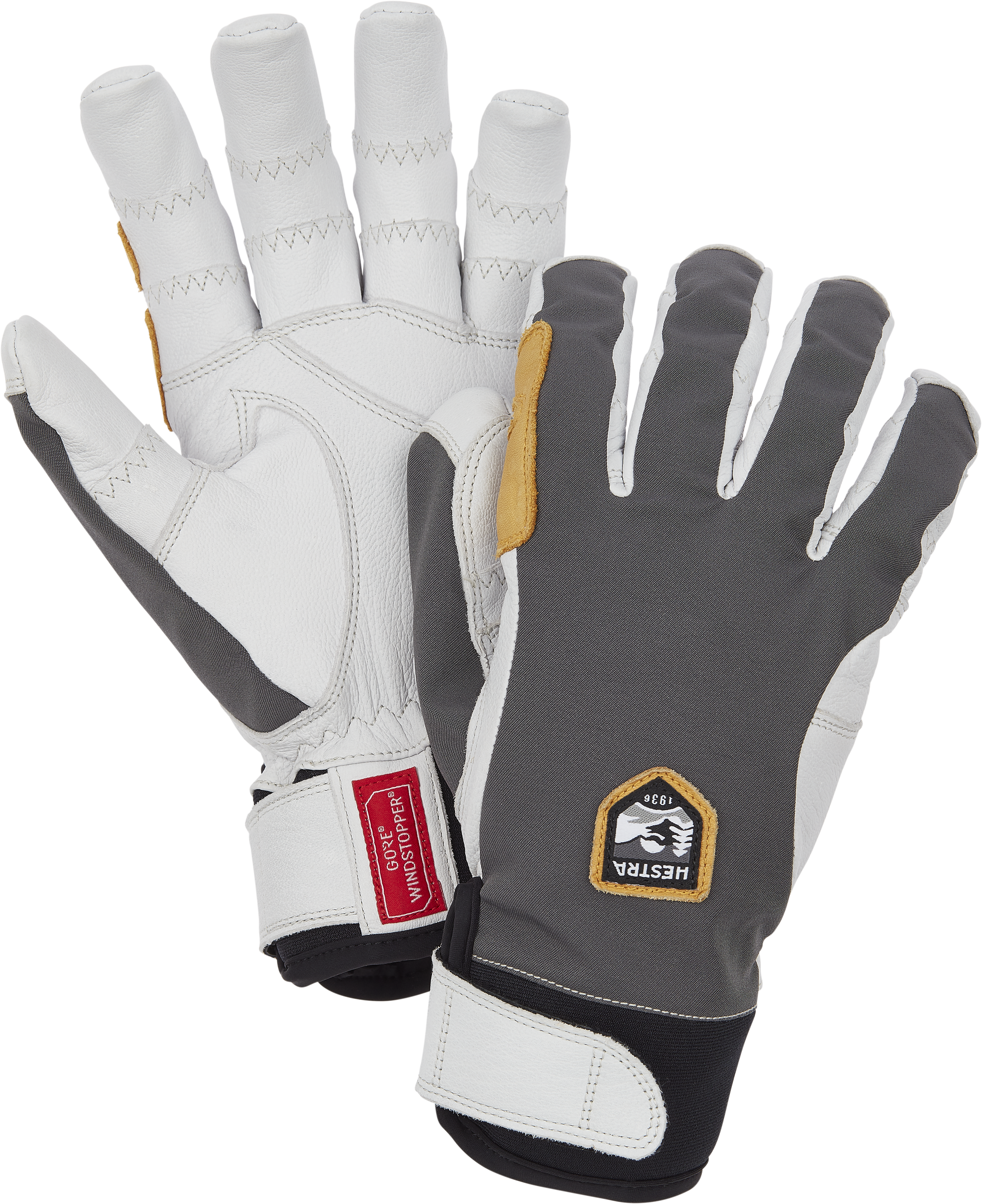 Hestra Ergo Grip Active - 5 finger Grey/Offwhite