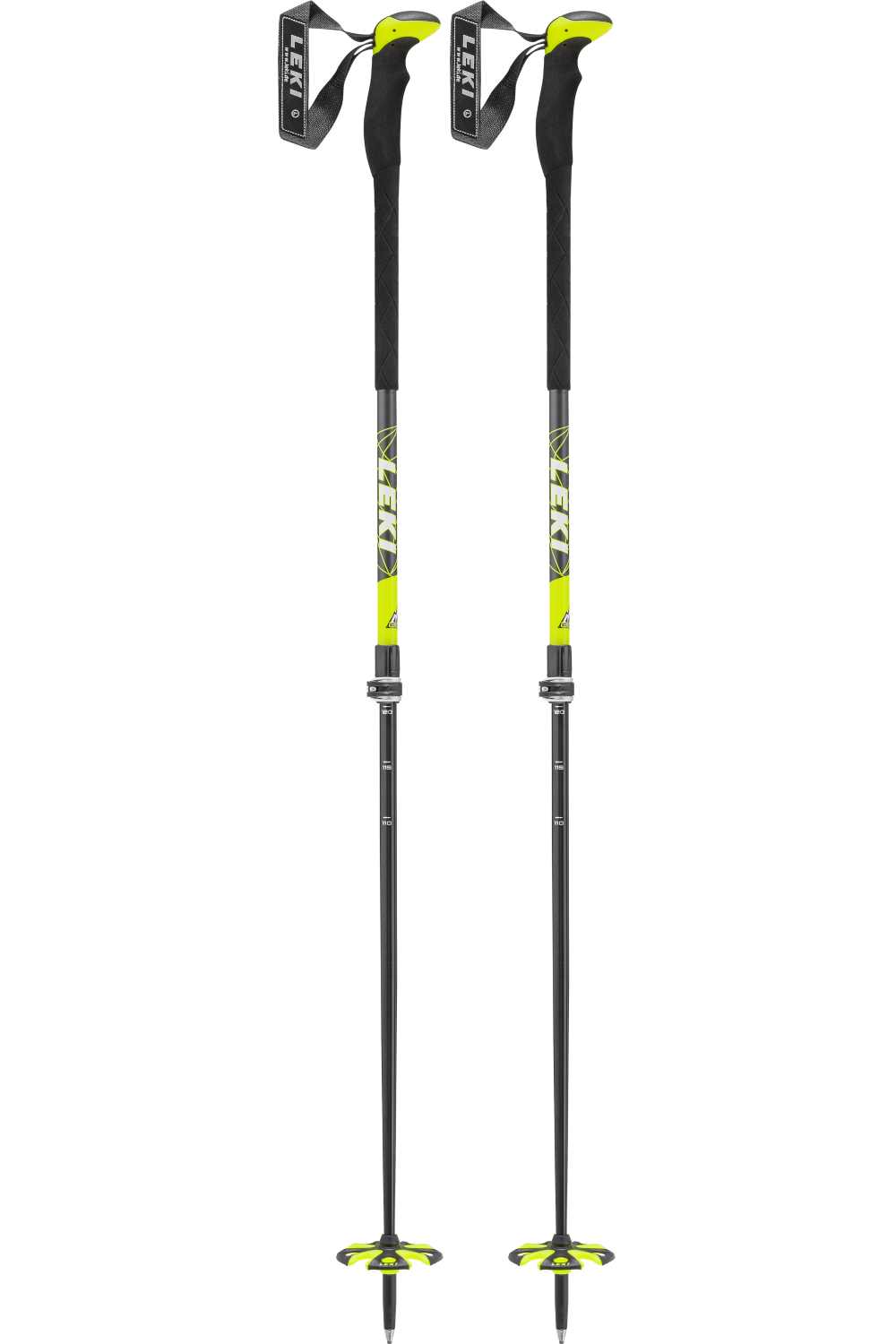 Leki Aergon 2 Tourenstock black-yellow