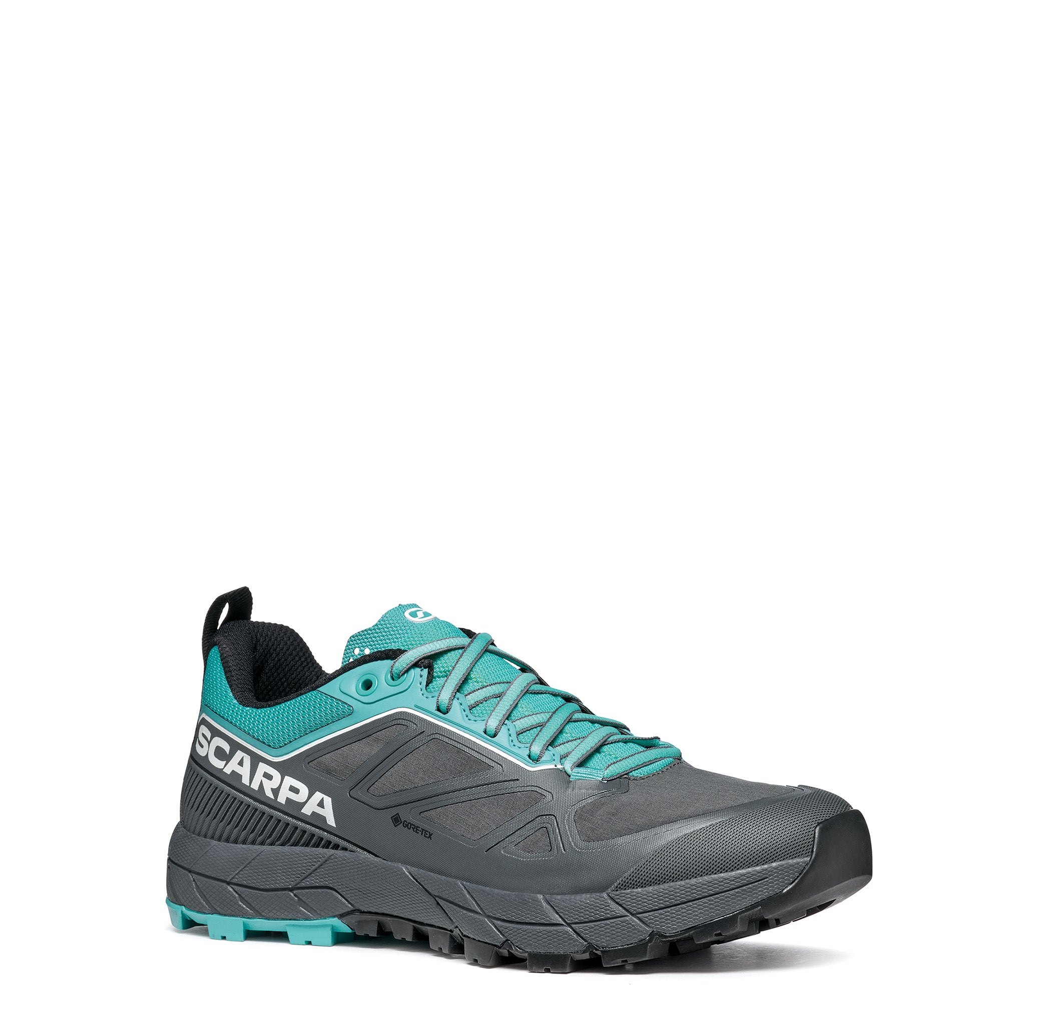 Scarpa RAPID GTX Women Anthracite -Turquoise trail running shoe