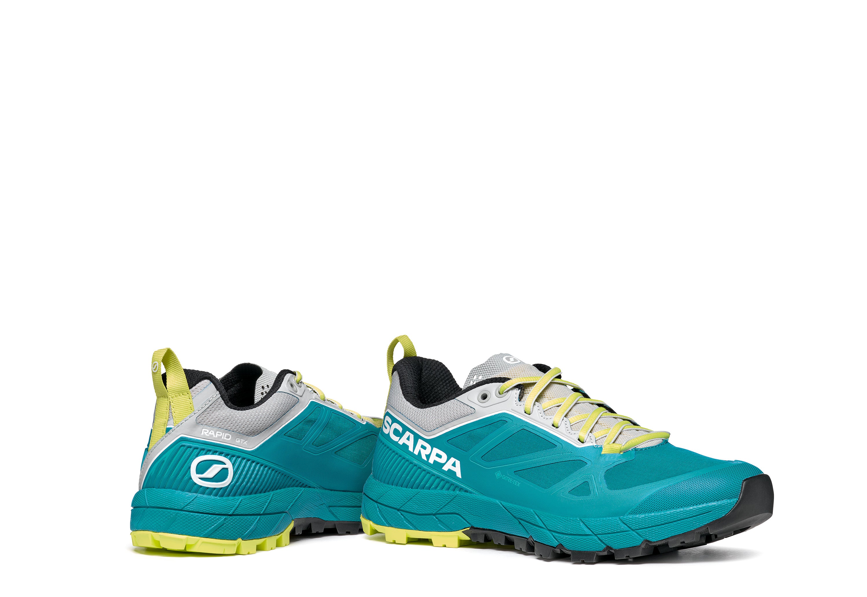 Scarpa RAPID GTX Women Blue Bay-Sunny Lime Trailrunningschuh-SALE
