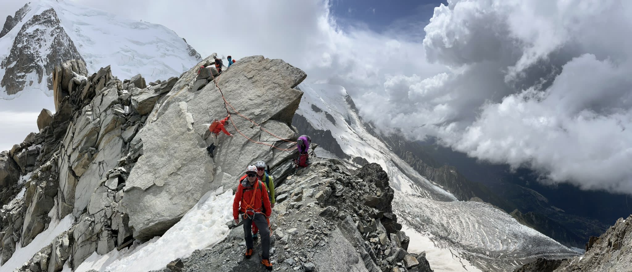 Chamonix mit Mont Blanc 4808m Überschreitung