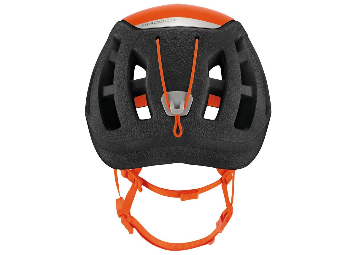 Petzl SIROCCO black/orange climbing helmet