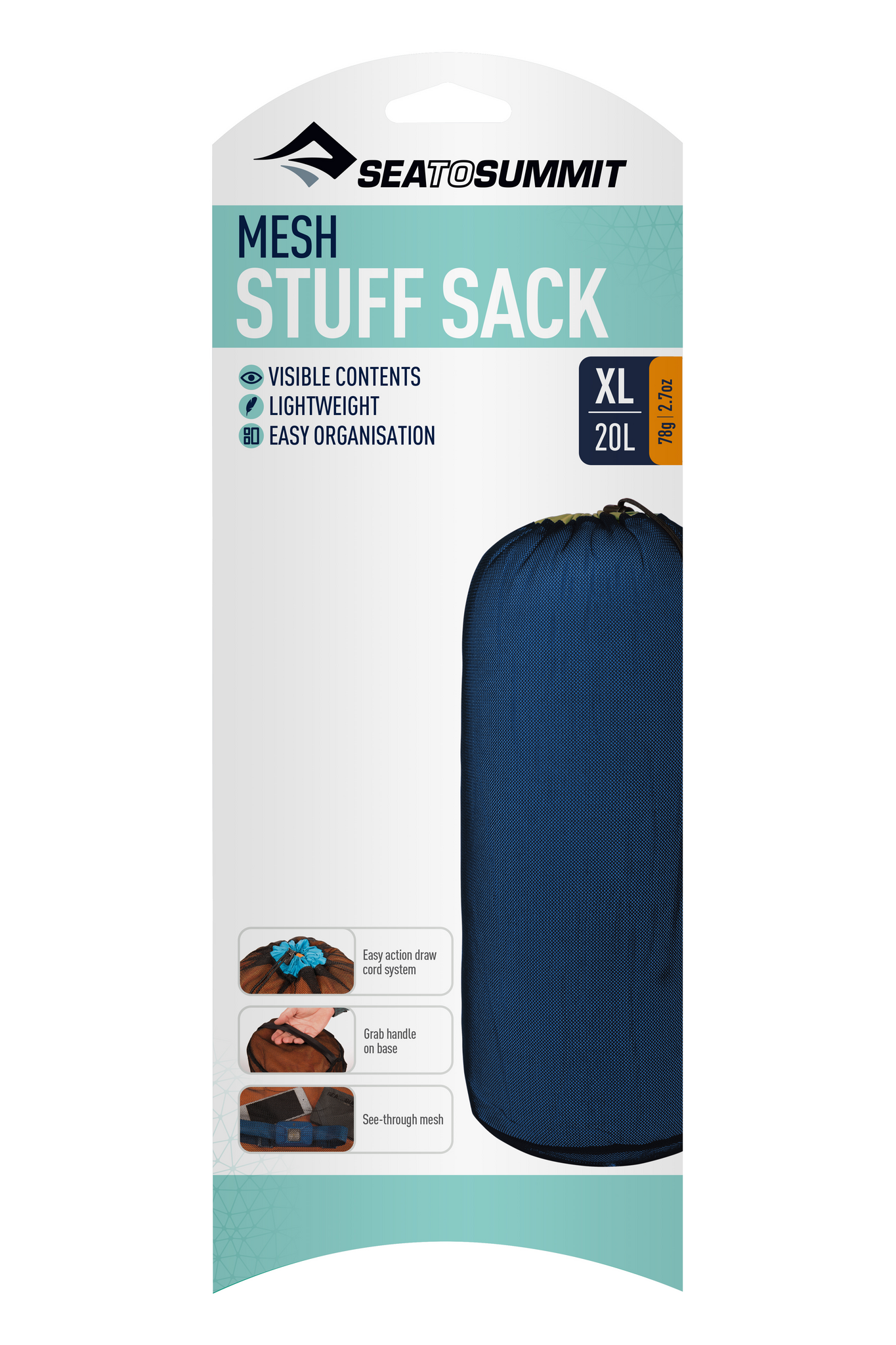 Sea to Summit Mesh Stuff Sack X-Large red