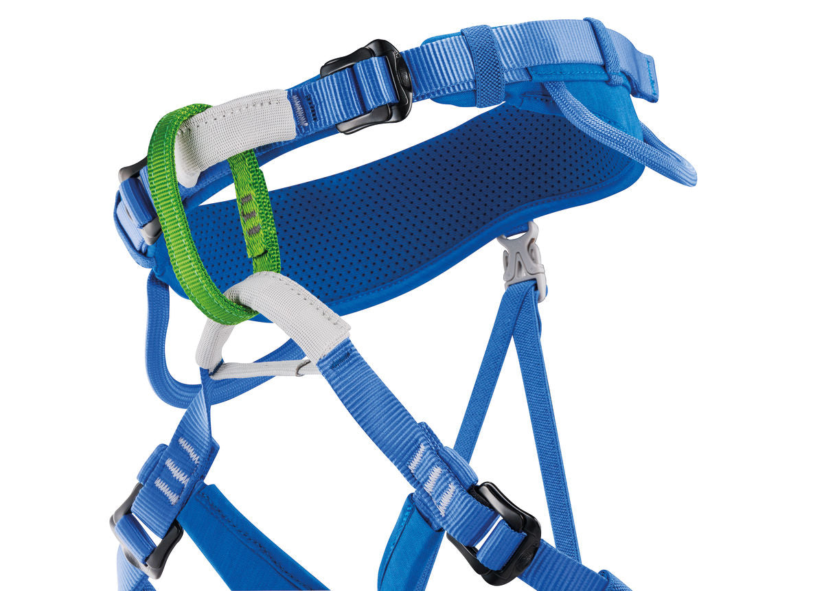 Petzl MACCHU® Kinderklettergurt blau