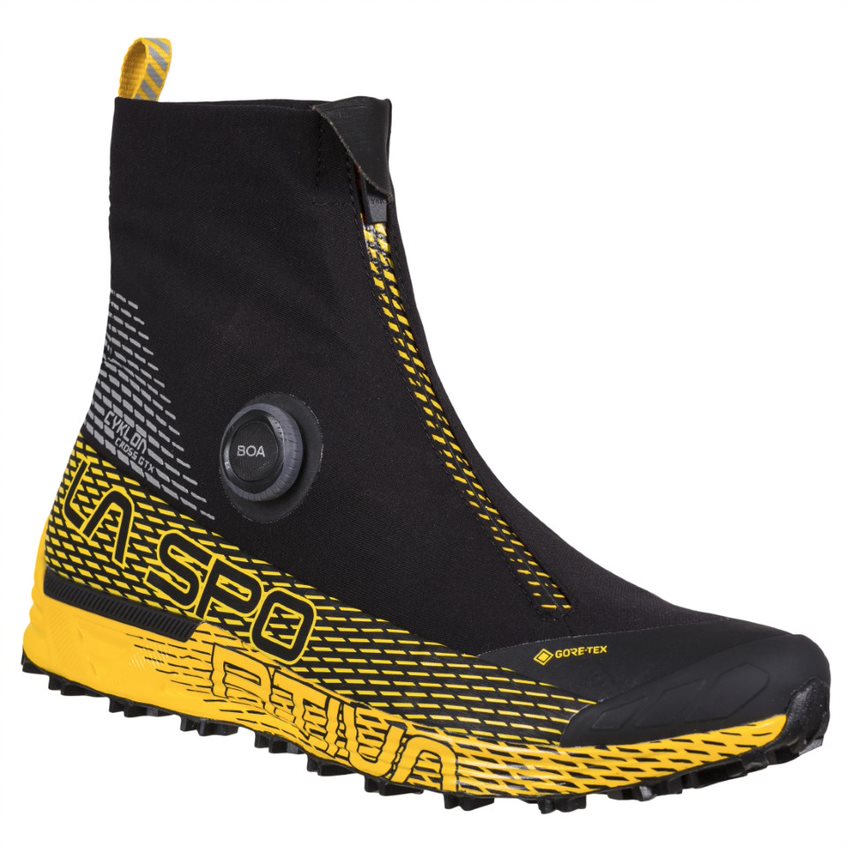 La Sportiva Cyklon Cross GTX black-yellow running shoe