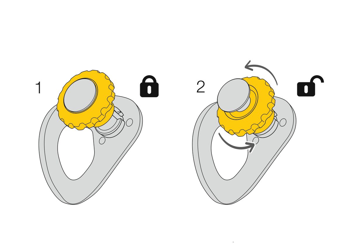 Petzl COEUR PULSE entfernbarer Bohrhaken