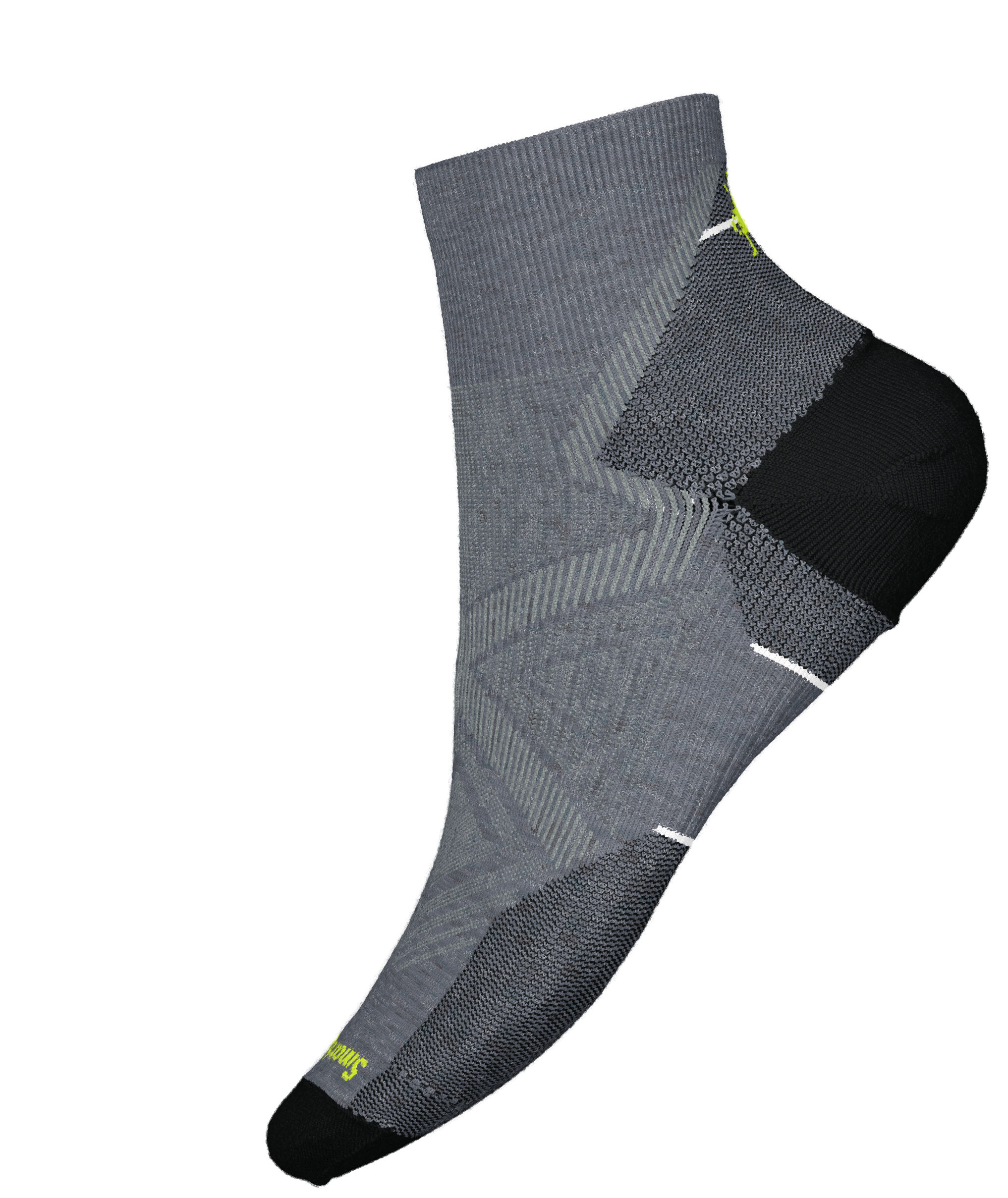 Smartwool Run Zero Cushion Ankle Socks medium gray