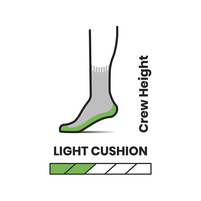 Smartwool Hike Light Cushion Crew Socken medium gray
